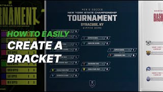 Easiest Way To Create Tournament Bracket