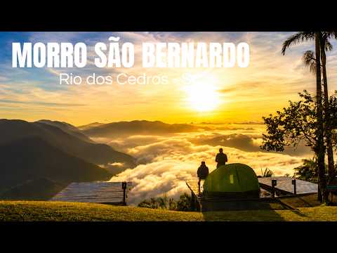 DORMIMOS ACIMA DAS NUVENS! Morro São Bernardo (SC)