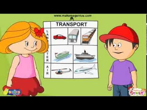 Transport  for kids -Means and Modes
