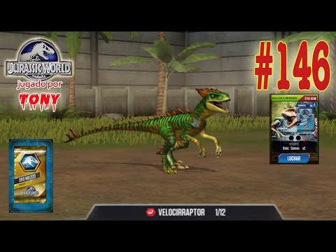 Jurassic World "Cap. 146 - Supervivencia, sobre de oro macizo... y Velocirraptor al nivel 40" Tony