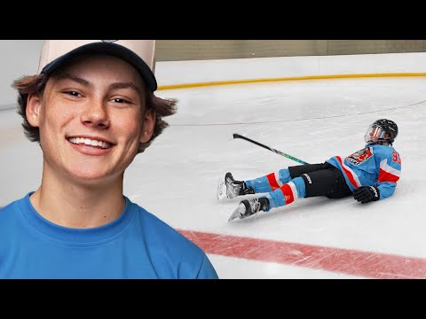 Teaching Maddox Batson Hockey in 24 Hours