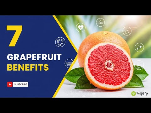 7 Amazing Health Benefits of Grapefruit 🍊 | Why You Should Eat This Superfruit Daily! #grapefruit