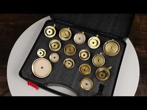 Brake Fluid Bleeder Adapter Kit 17PCS Master Cylinder Bleeder Kit Tool for Toyota , Honda