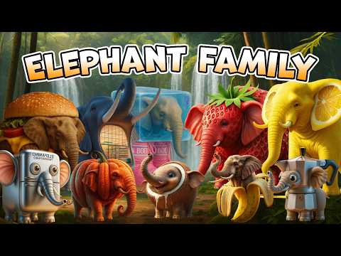 All ELEPHANT FAMILY Italian Brainrot Animals Meme