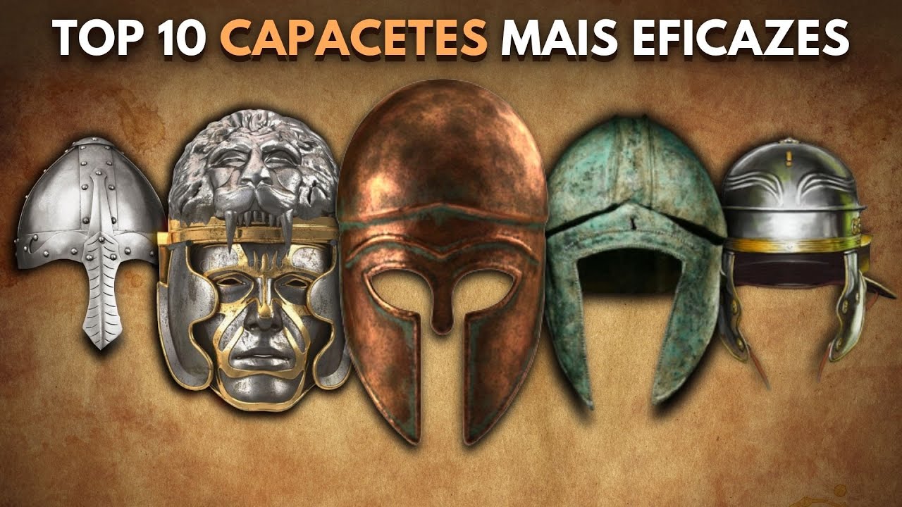 Top 10 CAPACETES de Batalha antigos mais eficazes e bem projetados