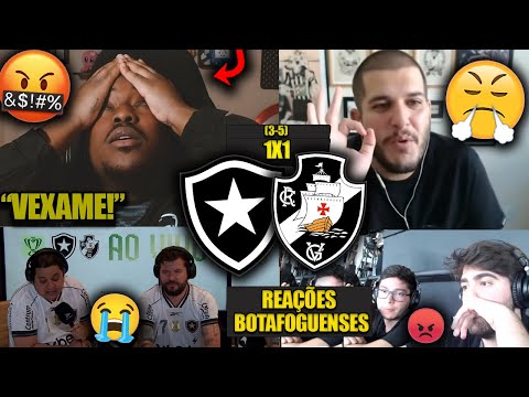 REAÇÕES dos BOTAFOGUENSES - BOTAFOGO 1(3)X(5)1 VASCO - COPA DO BRASIL 2025 - REACT FOGÃO ELIMINADO!