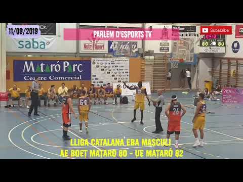 Últimos 09 segundos del Superderbi 🏀 AE Boet Mataró 80 - UE Mataró 82 (11/09/2019)
