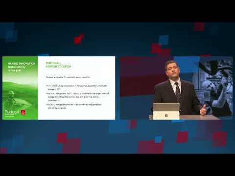 Luís Castro Henriques during HANNOVER MESSE PRESS PREVIEW 2022