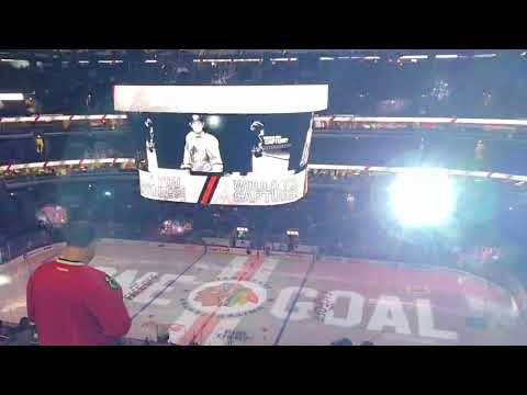 Chicago Blackhawks 1st intermission intro 10-12-19