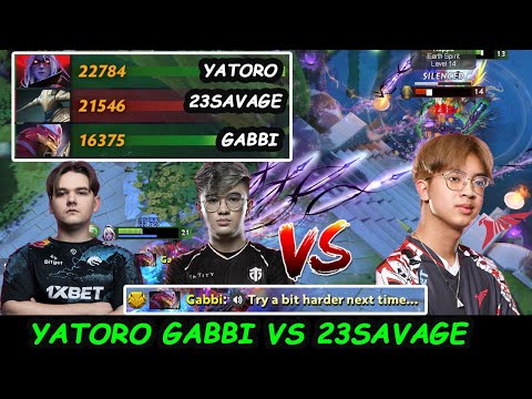 BIGMATCH !! Yatoro Gabbi vs 23savage : BATTLE OF CLASS S CARRY