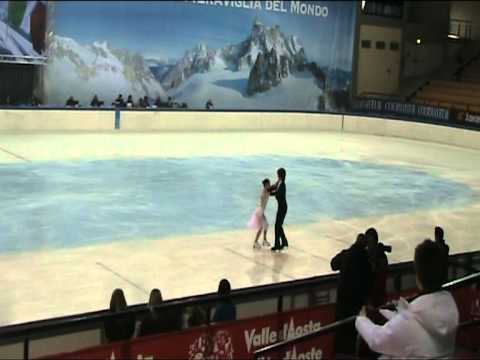 Victoria BAUSBACK / Demid ROKACHEV SUI    Mont Blanc Trophy February 15/20 - 2011 Courmayeur, Italy