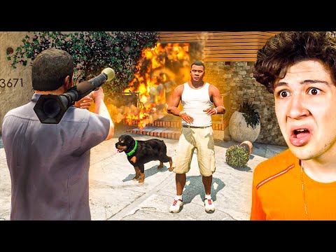 DESTRUYENDO la CASA de FRANKLIN en GTA 5... 🏡🔥 (Mods)
