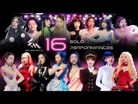 Trọn bộ 16 màn trình diễn SOLO của Em Xinh Say Hi mê hoặc khán giả với 16 màu sắc âm nhạc đỉnh cao