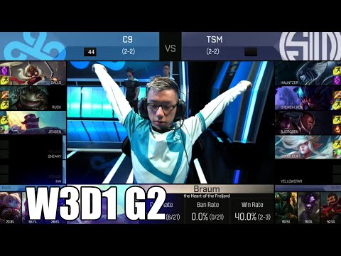 Cloud 9 vs TSM | Week 3 Day 1 S6 NA LCS Spring 2016 | C9 vs TSM G1 W3D1