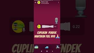 Download lagu status wa durasi nya sangat pendek meniru lagu variasi Qori  sang legendaris kh Mu'ammar ZA mp3