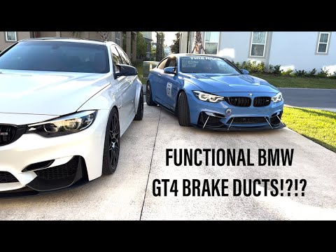 MAKING THE BMW GT4 BRAKE COOLING DUCTS FUNCTIONAL ON MY F80 M3 (TRACK PREP F80/F82)