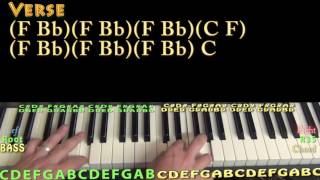 Down That Road (Alison Porter) Piano Lesson Chord Chart