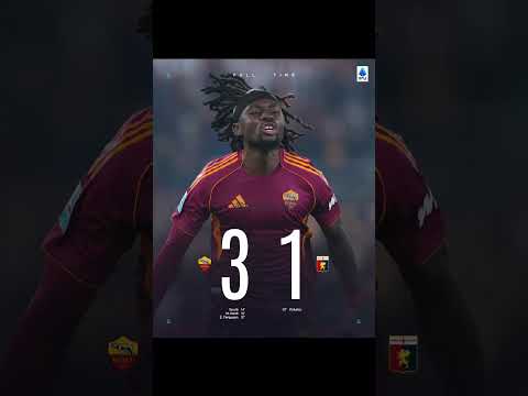 Roma 3-1 Genoa (FT)⚽️Soule 14'⚽️Kone 19'⚽️Ferguson 31'#foryoupageシ #football #SerieA #roma #Genoa