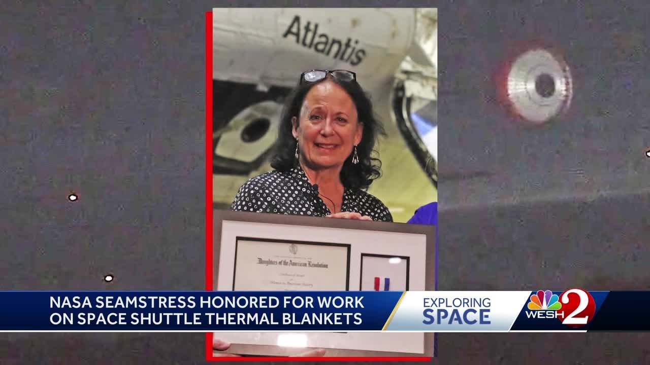 'Not your grandma's sewing': Retired NASA seamstress recognized for her work protecting astronauts