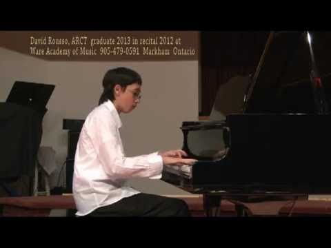 George Gershwin Prelude #1 David Rousso Piano August 2012