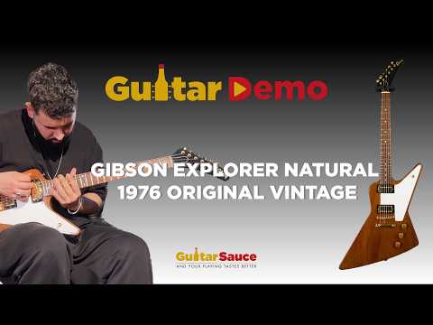 Immagine Gibson Explorer Original Vintage 1976 - Natural (COD 2127VG) - 19