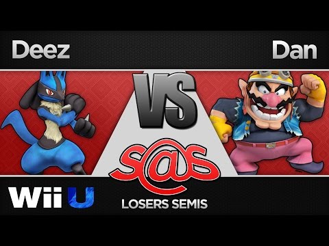 S@S - Dan (Wario) Vs. Deez (Lucario) SSB4 Losers semis - Smash 4 Wii U