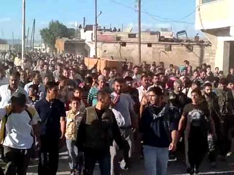 تشييع أبو علي دابق قائد كتيبة عمر بن عبد العزيز في محافظة حلب