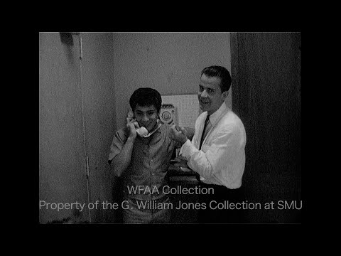 Dick Clark and Paul Anka Arrive in Dallas - November 1961 (Silent)