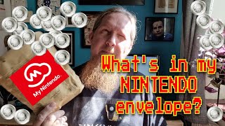 The secret contents of my Nintendo envelope