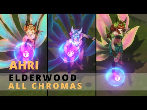 Elderwood Ahri Ahri-versary Chroma - League of Legends