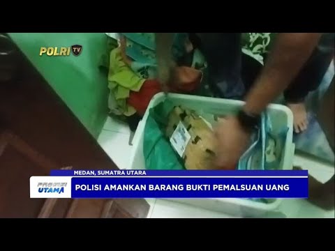POLDA SUMUT RINGKUS 2 PELAKU PEMALSUAN UANG