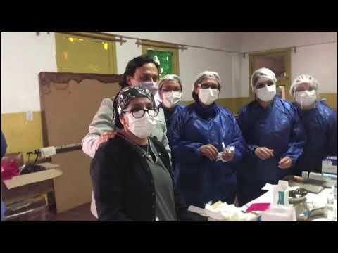 Sáenz verificó el avance del operativo de vacunación contra COVID-19 en los Centros de Salud del Área Operativa Norte