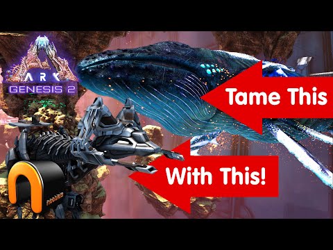 ARK Tame An Astrocetus Space Whale With A Stryder #ark