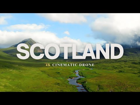 Scotland from Above – 4K Drone + Calming Music & Nature Sounds