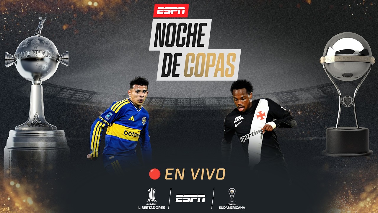 🔴 BOCA VS. VASCO DA GAMA EN VIVO | SEMIFINALES | NOCHE DE COPAS | Sudamericana 2026