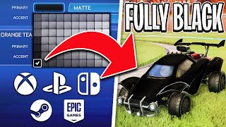 *UPDATED 2023* EVERY WAY TO GET A FULLY BLACK CAR ON ROCKET LEAGUE! (CONSOLE + PC)