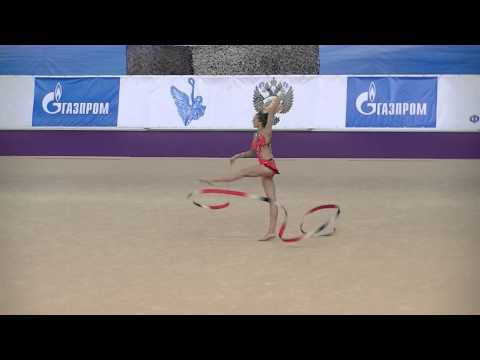 Volkova Ekaterina (FIN)  ribbon  World Cup S-Petersburg 2013  Qual