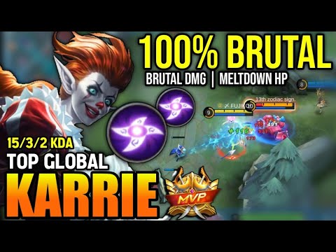KARRIE BEST BUILD 2022 | TOP GLOBAL KARRIE GAMEPLAY | MOBILE LEGENDS✓