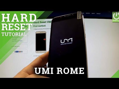 How to Hard Reset UMI Rome - wipe data by Factory Reset