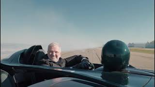 Juan Velarde y el Aston Martin Speedster