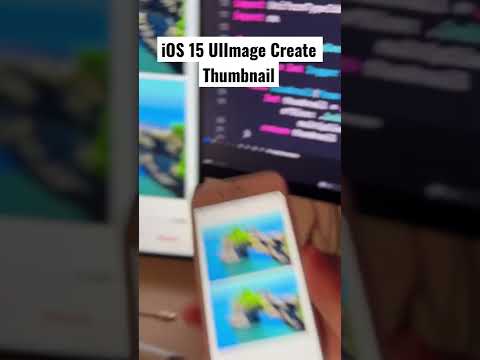 iOS 15 UIImage Create Thumbnail Image thumbnail