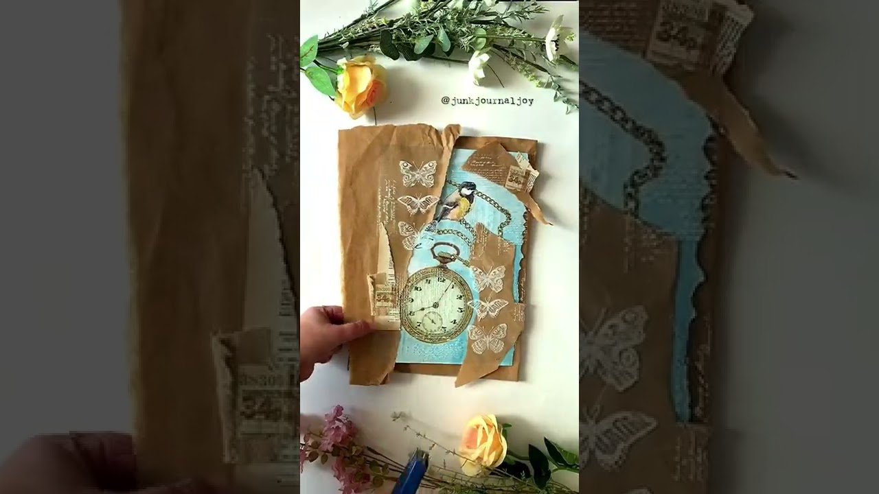 Recycling Amazon packaging and create a happy mail #shorts