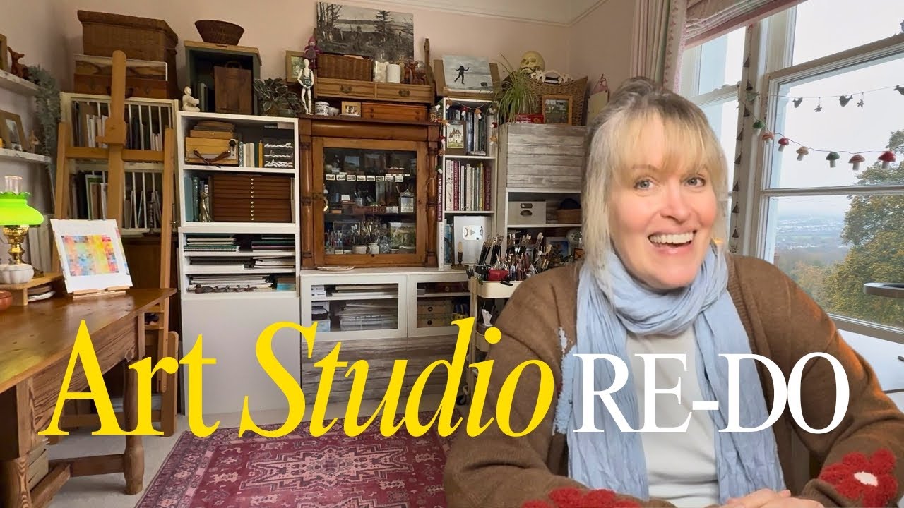 Organising My ART STUDIO for Maximum CREATIVITY