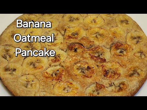 How To Make A Banana Oatmeal Pancake/Dessert
