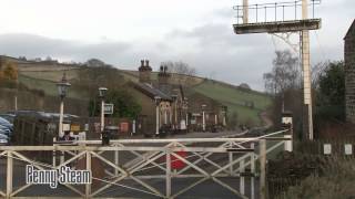 preview picture of video 'Keighley & Worth Valley Railway 13th Jan 2012'