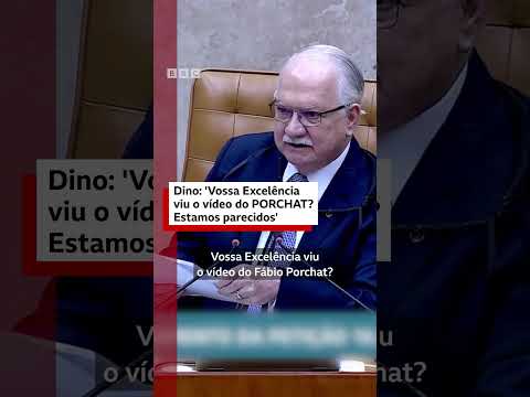 “Vossa Excelência viu o vídeo do Porchat?”