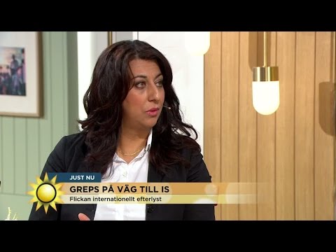 Svensk flicka greps på väg till IS - Nyhetsmorgon (TV4)