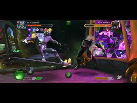 Mcoc silver surfer 6star rank 4 sig 65 w galan synergy damage solid