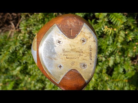 1970s Kenneth Smith Persimmon Custom Driver - The Vintage Golfer