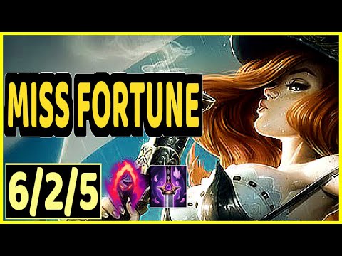 MISS FORTUNE VS ASHE - 6/2/5 KDA ADC GAMEPLAY